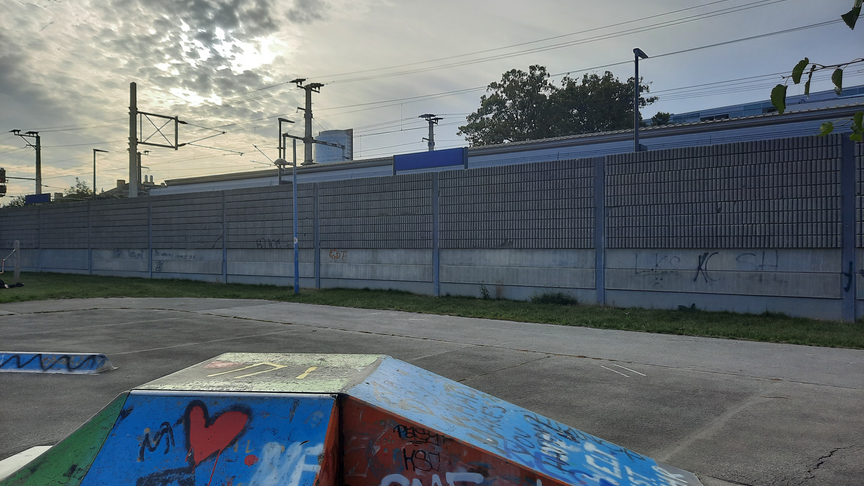Graffitiwand Skatepark